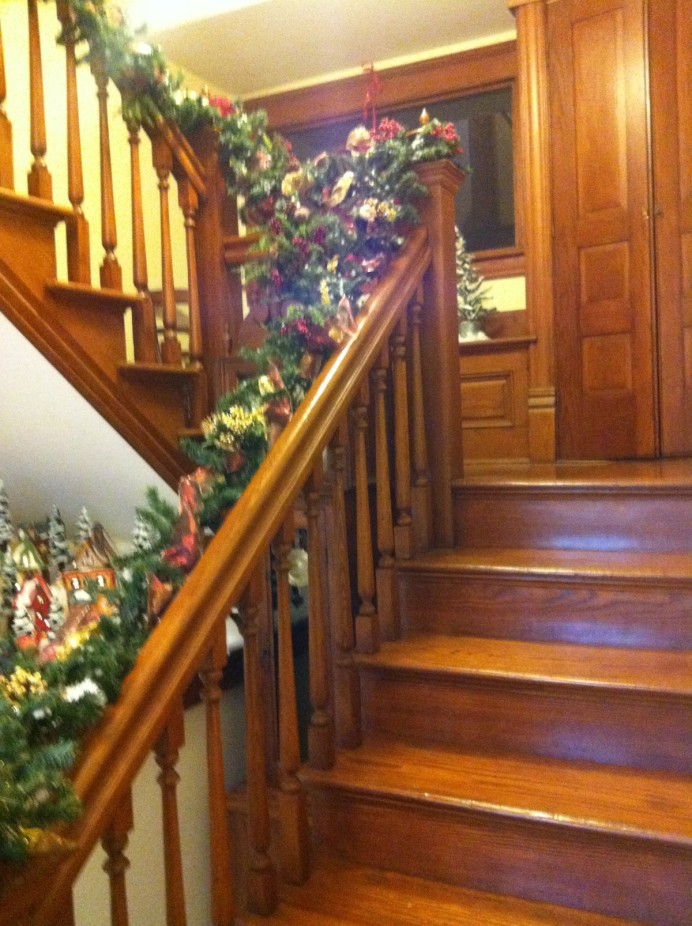 Stairs in the Weaver Hotel, Kansas